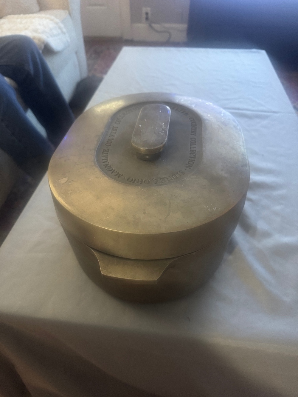 Vintage Cast Aluminum Steamer Pot with Lid